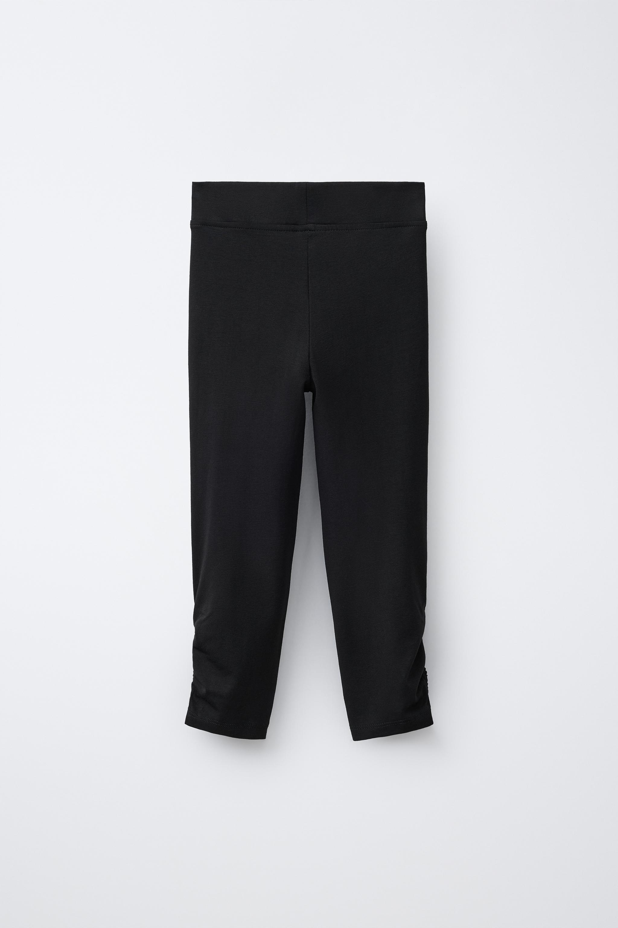 GATHERED CAPRI LEGGINGS